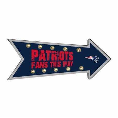 FOREVER COLLECTIBLES Forever Collectibles 9279784557 New England Patriots Running Light Marquee Sign 9279784557